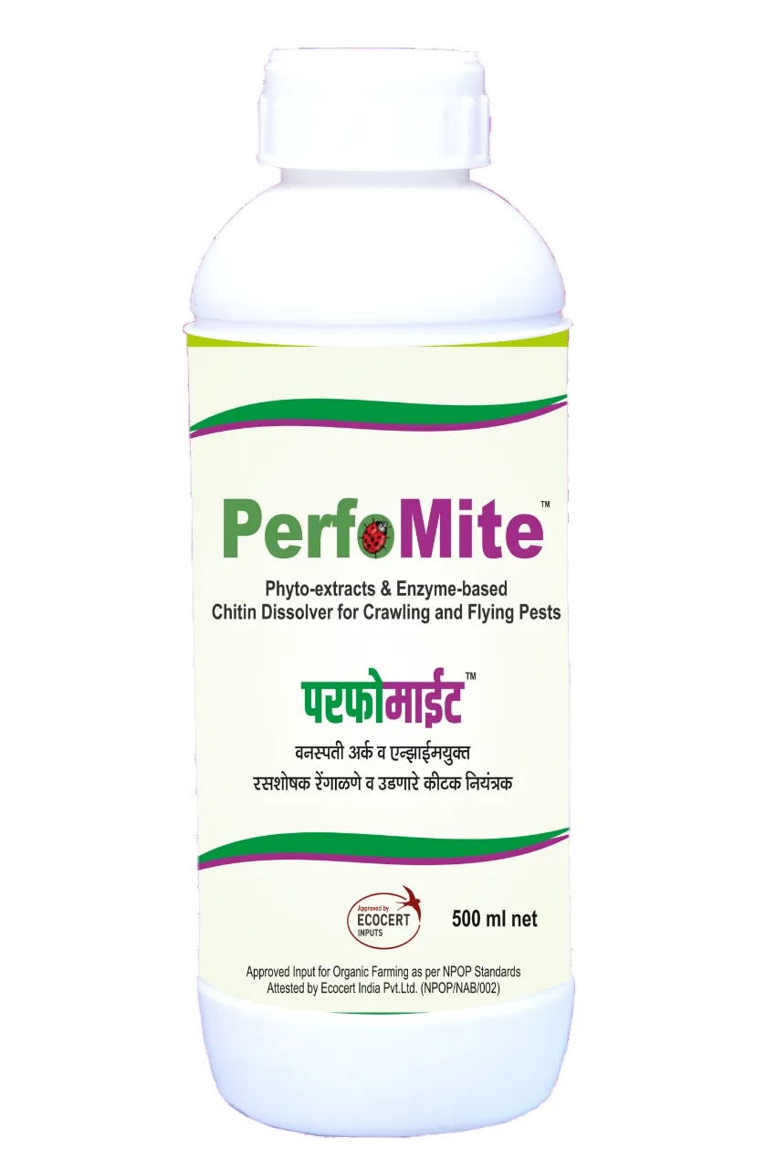 PerfoMite, Phyto Extracts and Enzyme Extracts Based Chitin Dissolvers For Crawling Pest, Ecocert Certified