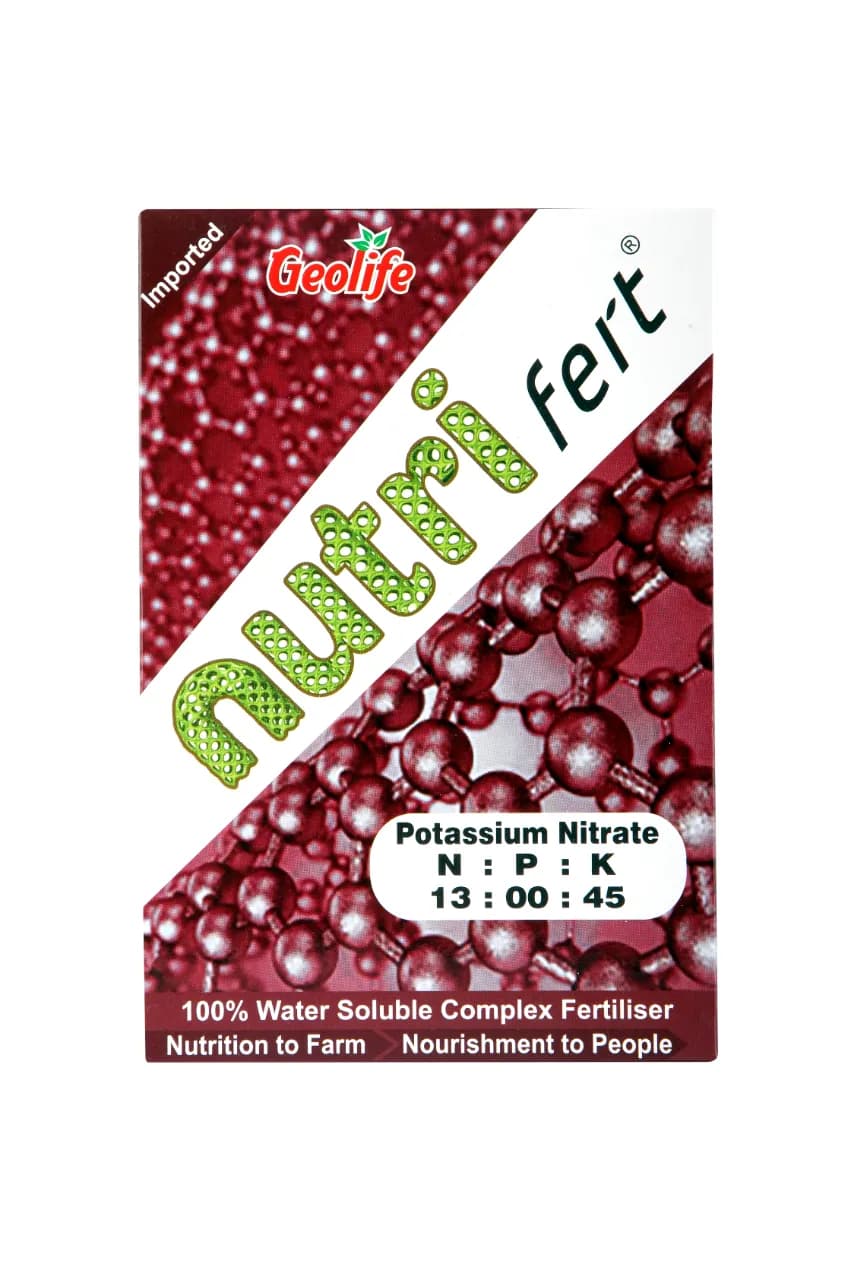 Geolife Nano Fert Potassium Nitrate Npk 13:00:45 Water Soluble Fertilizer , It Increases The Transition And Storage Of The Digested Materials