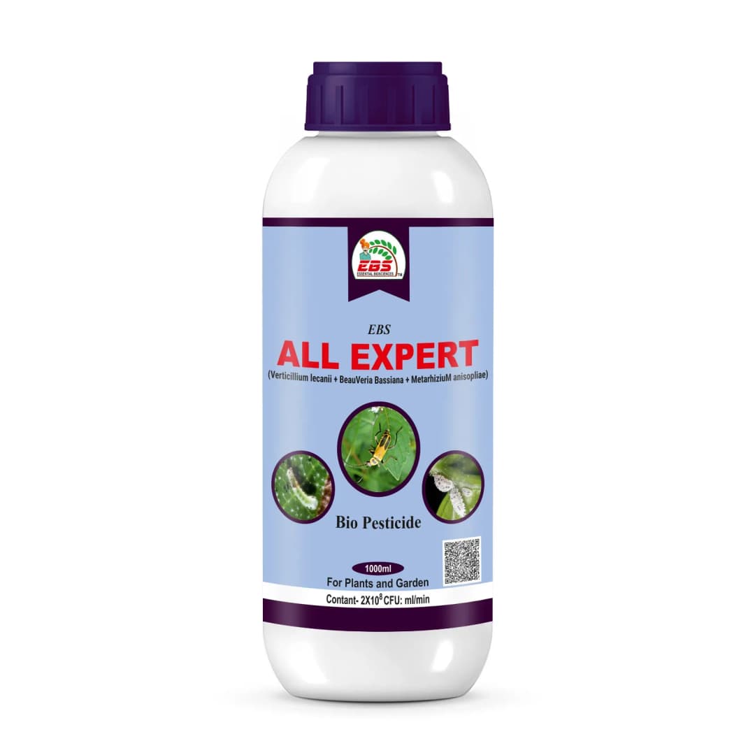 EBS All Expert (Verticillium Lecanii + Beauveria Bassiana + Metarhizium Anisopliae), Control Aphids, Jassids, White Flies, Thrips, And Various Crops.