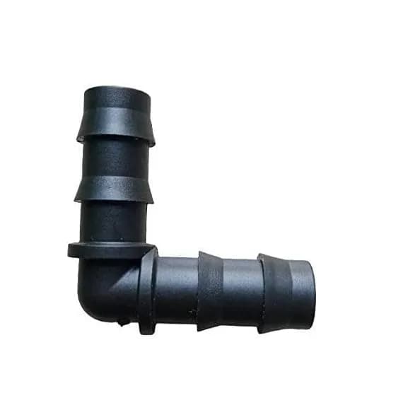 Radhe Elbow L Connector 16mm, Garden Drip Irrigation Accessories For 16mm Pipe - Image 1
