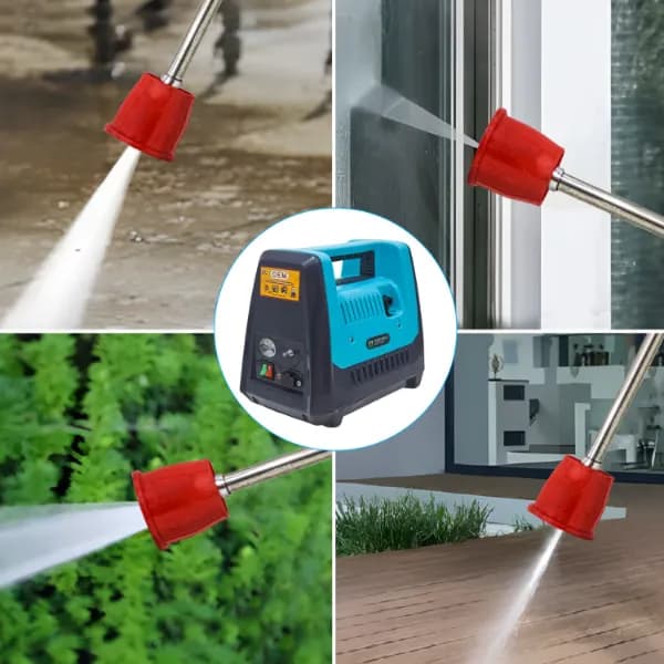 OEM Portable Double Motor Battery Sprayer With 12V x 14A Battery, High Pressure Pump & 10 Mtr Pipe, Perfect For Gardening & Pesticide Spraying (TP02) - Image 6