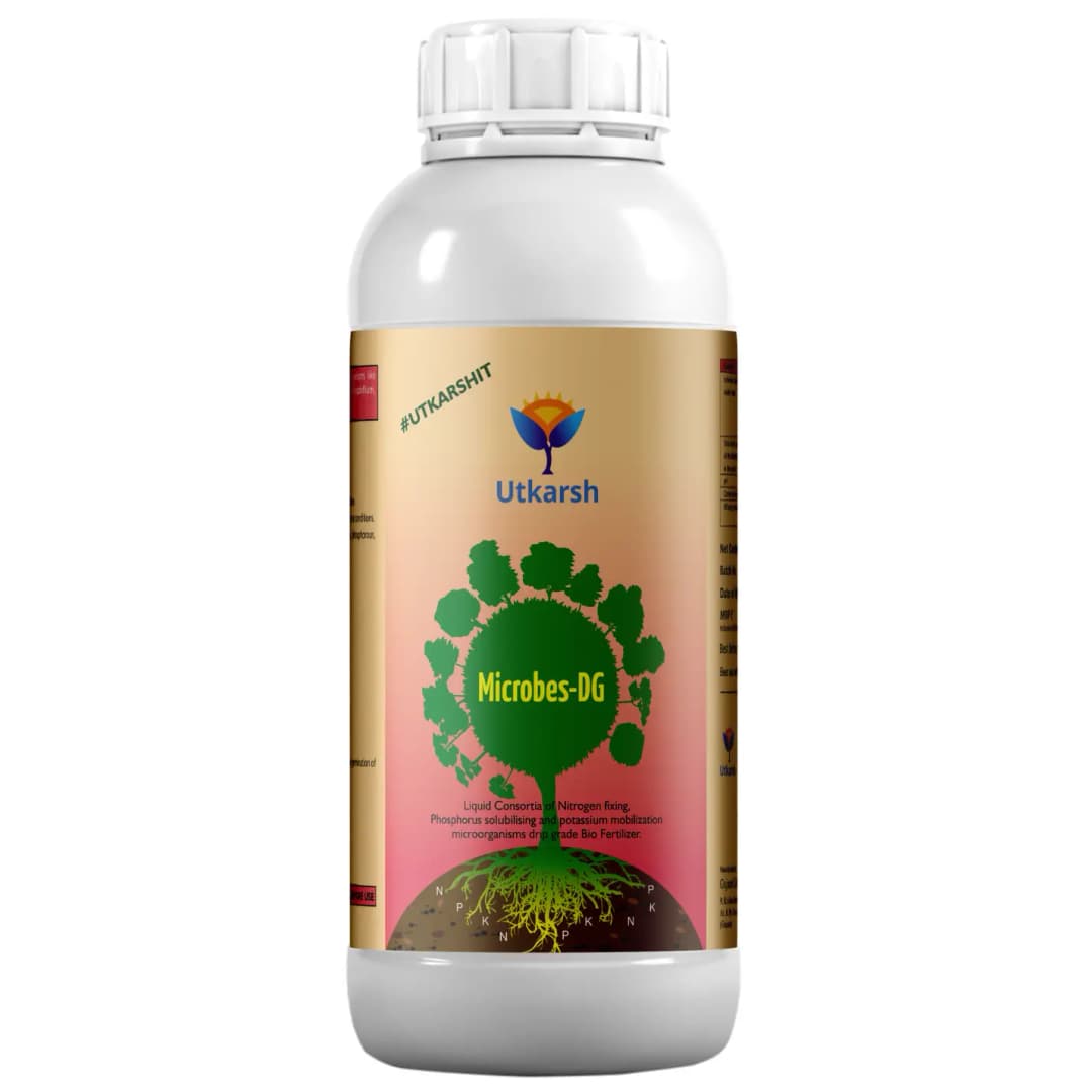 Utkarsh Microbes-DG, Liquid Consortium of Different Microorganisms For Soil and Plant Health, Bio Fertilizer