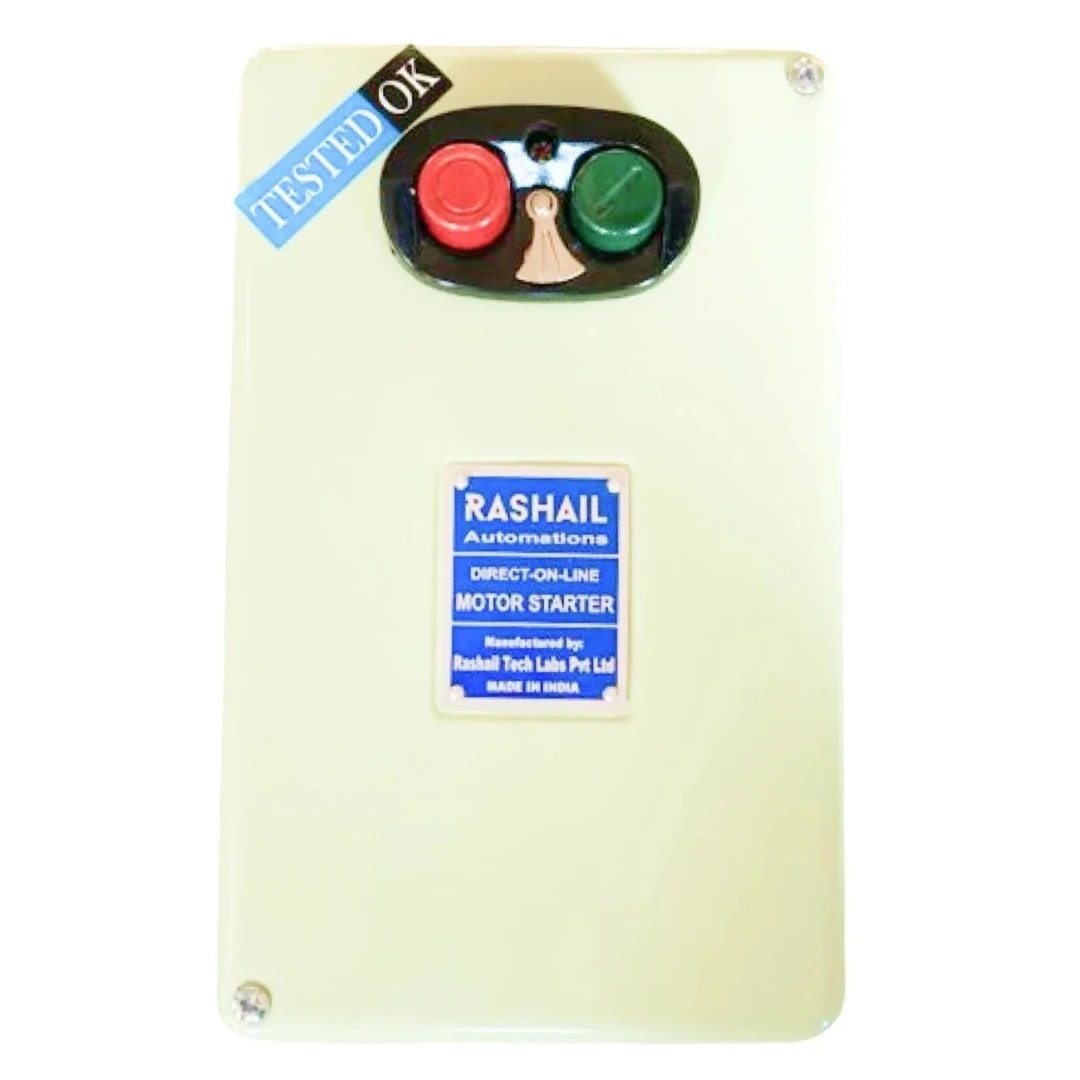 Rashail DOL Motor Starter Up To 10 HP, Efficient Heavy Duty Starter For Agricultural Motors