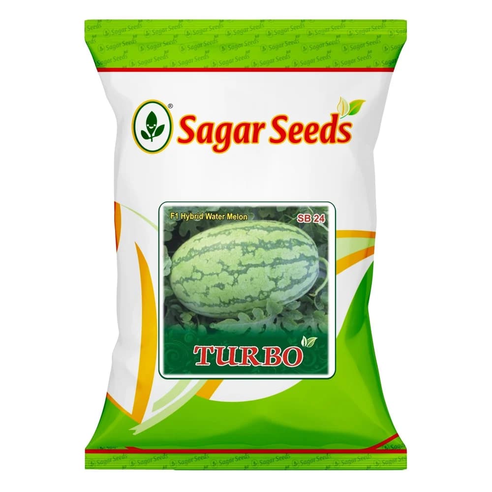 Sagar Turbo F1 Hybrid Watermelon, High Yield, Disease Resistance, Strong And Vigorous Growth - Image 1