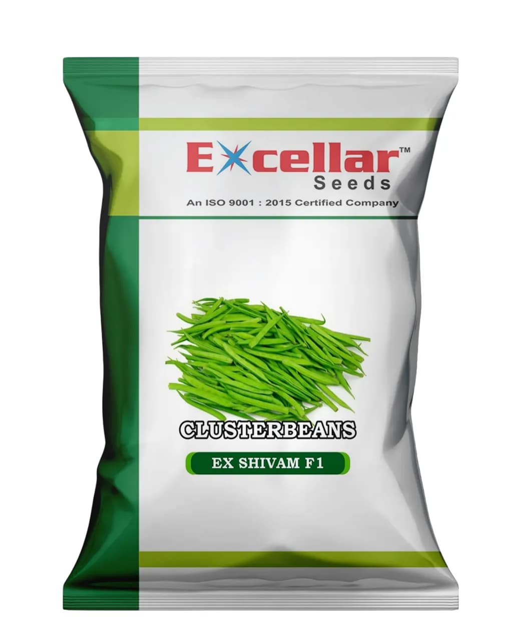 Excellar EX SHIVAM Cluster Bean Seeds, Has Long, Shiny, And Attractive Green Pods