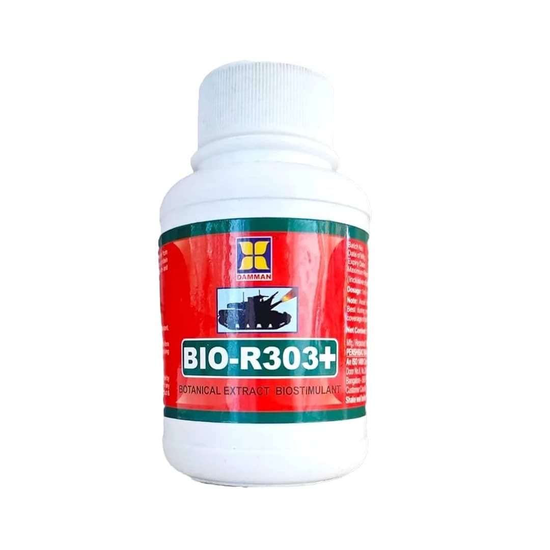 Damman Bio-R303 is a Liquid Fertilizer, Helps in Increasing Flowering, Photosynthesis and Over all Plant Growth, Used in Chilli and Tomato