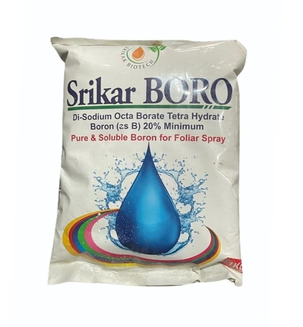 Srikar BORO Boron (as B) 20% Micronutrient Fertilizer, Improves Seed Formation And Seed Quality