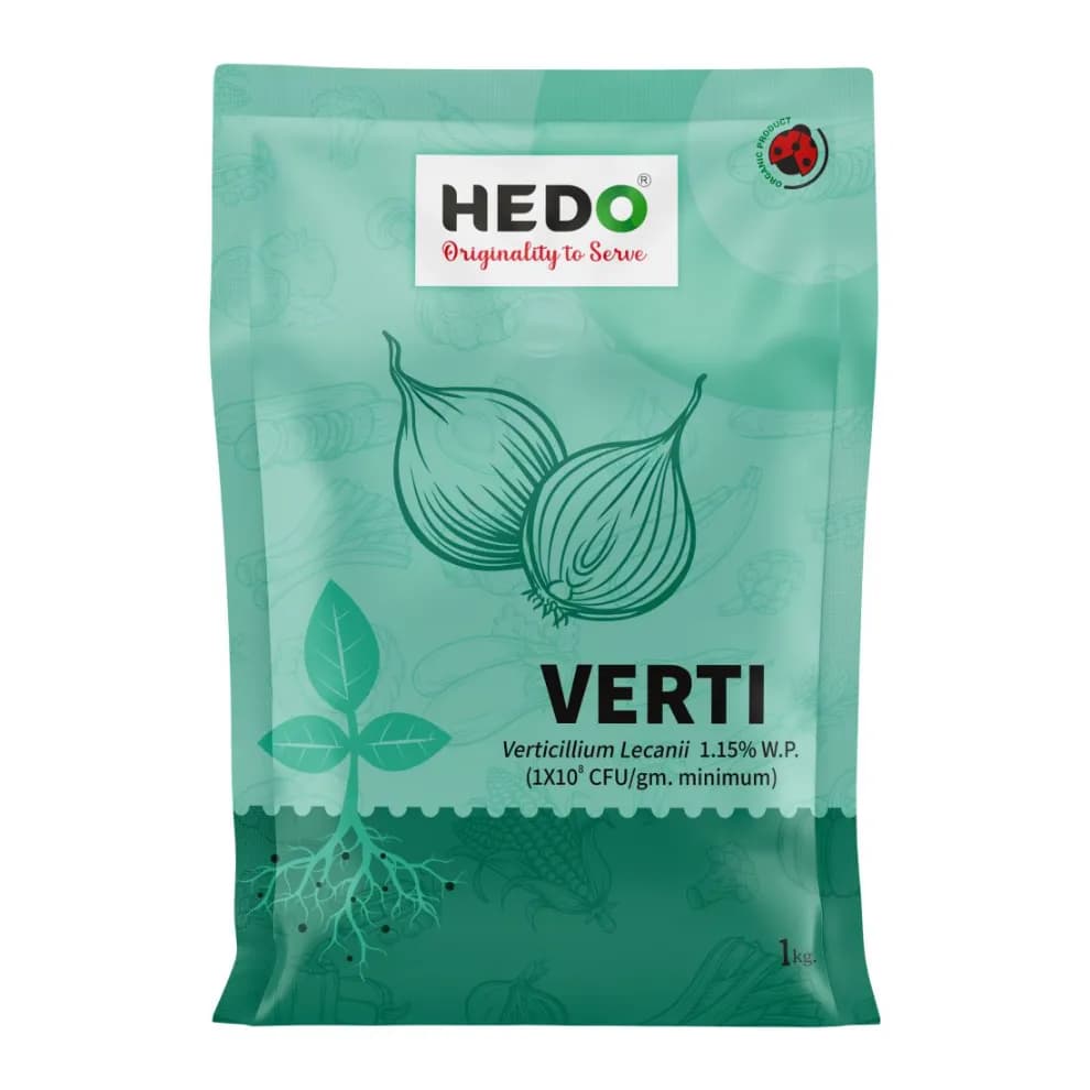 HEDO Verti (Verticillium Lecanii 1.15% Wp) Bio Pesticide, Targets A Wide Range Of Pests Like Aphids, Thrips, Etc