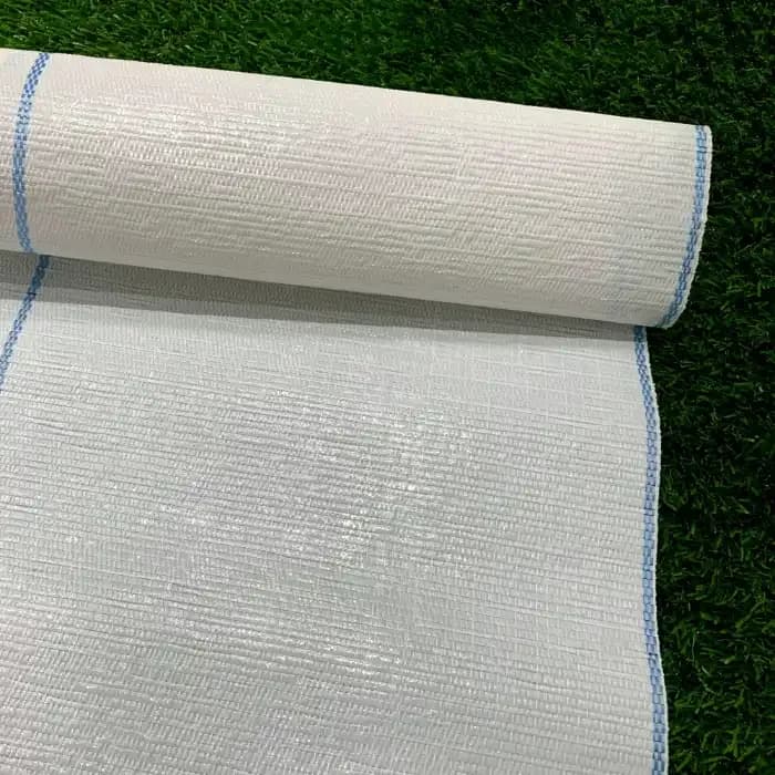 Singhal 90 GSM Garden Weed Control Barrier Sheet Mat, Landscape Fabric, Heavy Duty Weed Block Gardening Mat For Gardens (White) - Image 5