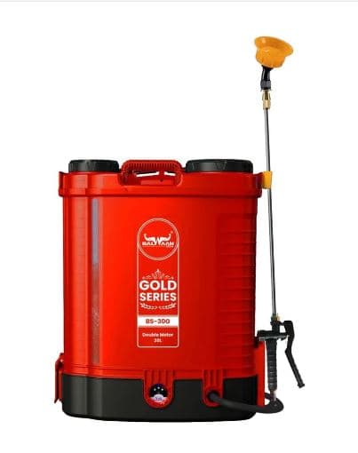Balwaan Gold Series BS-30G, Double Motor Battery Sprayer, 12 Volt X 12 AMP, Heavy Duty Material, Tank Capacity 20 L