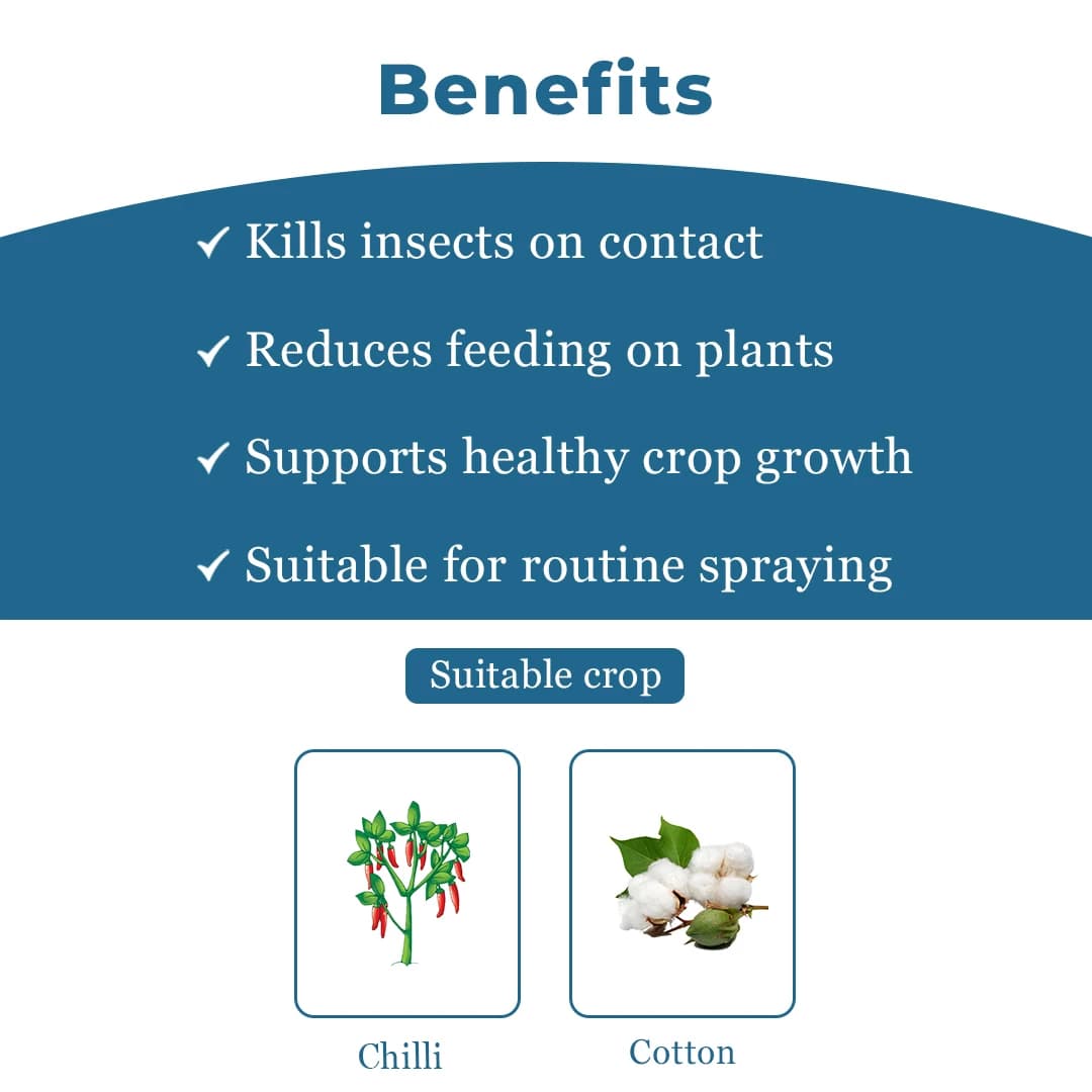 Krishigiri KRICYTHION Ethion 40% + Cypermethrin 5% EC Insecticide, Effective For Cotton And Chilli Crops - Image 4
