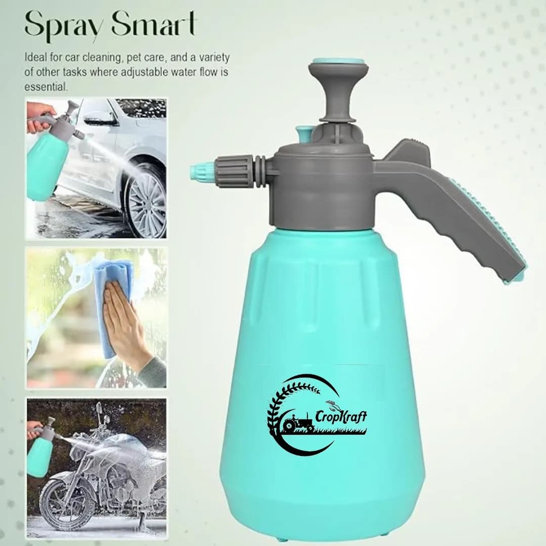 CropKraft Heavy Duty Garden Sprayer (2L Capacity), Use For Plant Irrigation, Home Cleaning, Car Washing, and Pet Bathing - Image 4