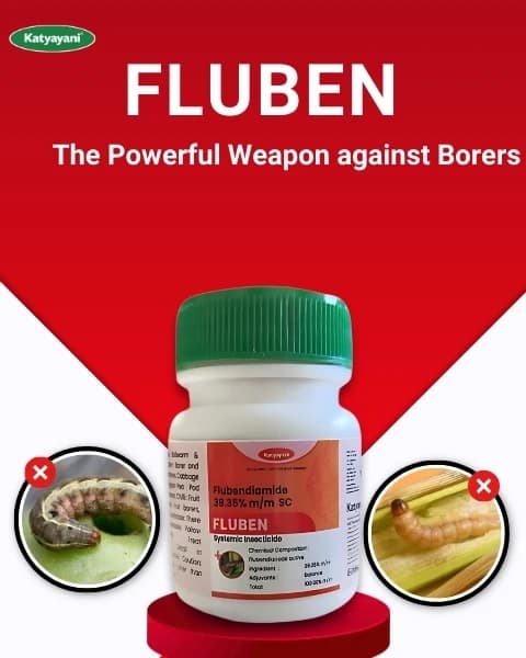 Katyayani Fluben Flubendiamide 39.35% SC Insecticide, Target a Range of Lepidopteran Pests - Image 2