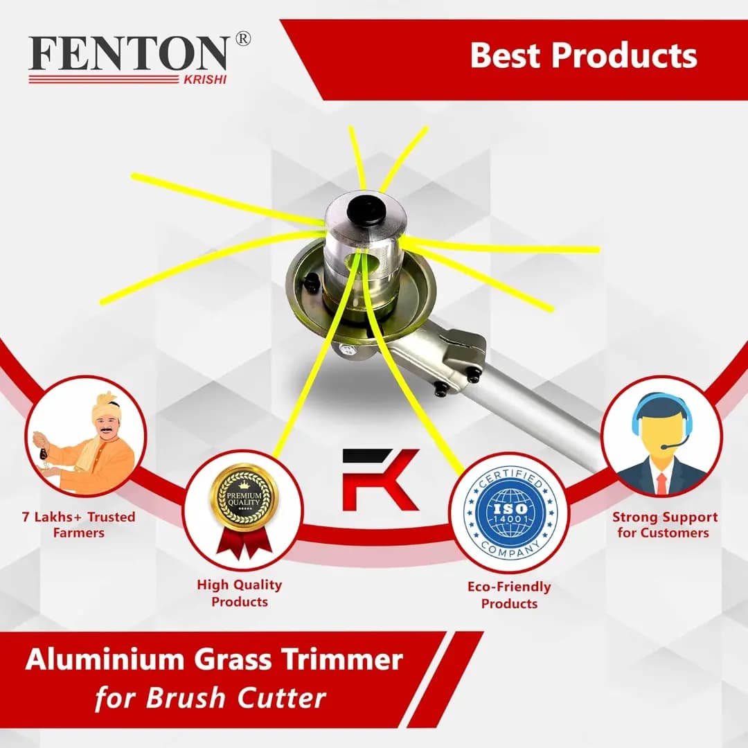 Fenton Krishi FKT-TP-4TR Brush Cutter Head, 4TR Tap N Go For Brush Cutter Fuel Grass Trimmer - Image 5