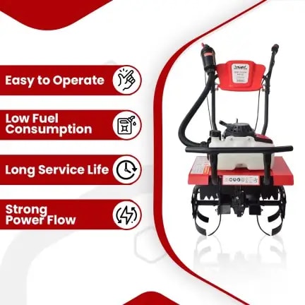 Balwaan BW-25 Mini Tiller - 63cc, 2 Stroke