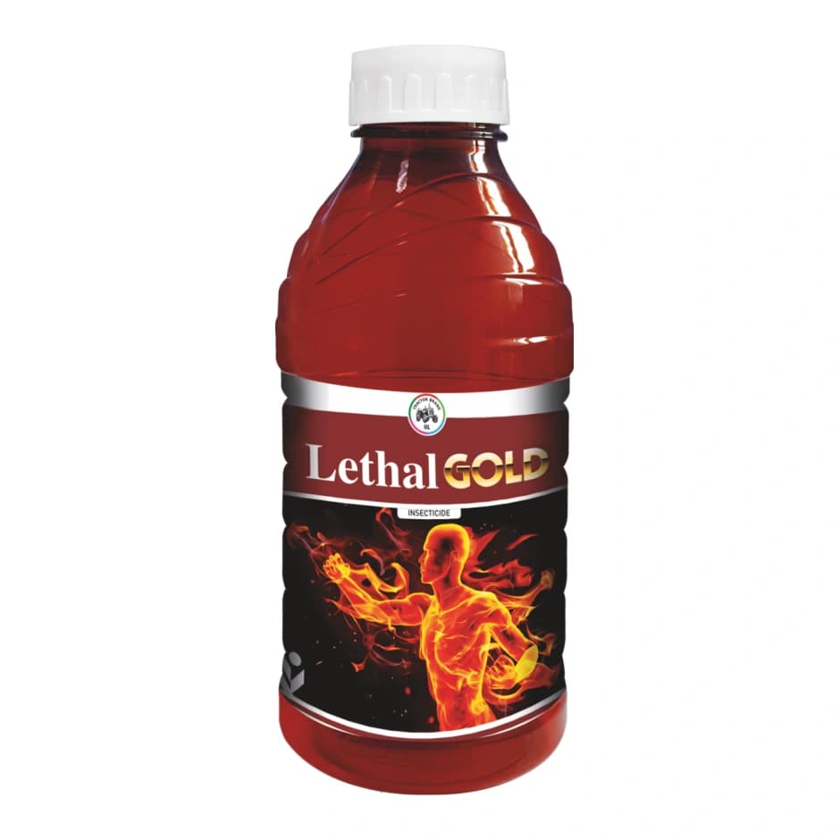 IIL Lethal Gold Bifenthrin 3% + Chlorpyriphos 30% EC Insecticide, Effective Termite & Pest Control - Image 1