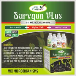 AgriVenture Sarvgun Plus (NPK + SOB + ZSB + PSF) Mix Micro Organisms Bacterial Products 3