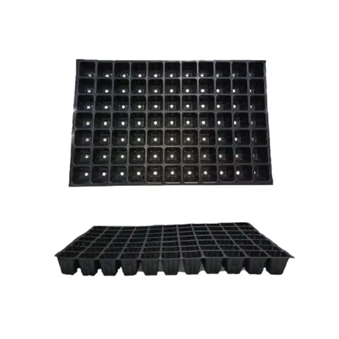 शिवसूरज 77 कैविटी सीड्लिंग ट्रे, वर्गाकार छेद वाली अंकुरण ट्रे, बीज बोने के लिए नर्सरी ट्रे। - Image 7