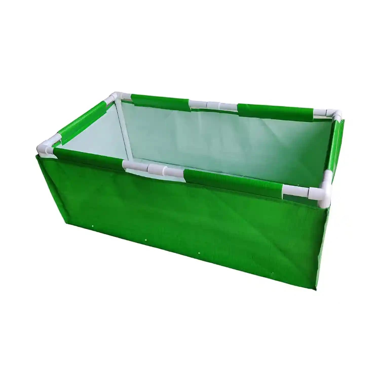 GARDECO HDPE UV Protected 360 GSM, Green Color, Rectangular Plants Grow Bag, Suitable for Terrace Gardening with PVC Pipe Support - Image 6
