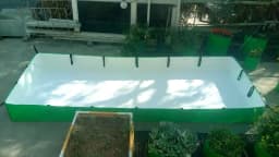 GARDECO 450 GSM UV Treated, HDPE Fabric Green Azolla Growing Bed, Cultivation Bed 2