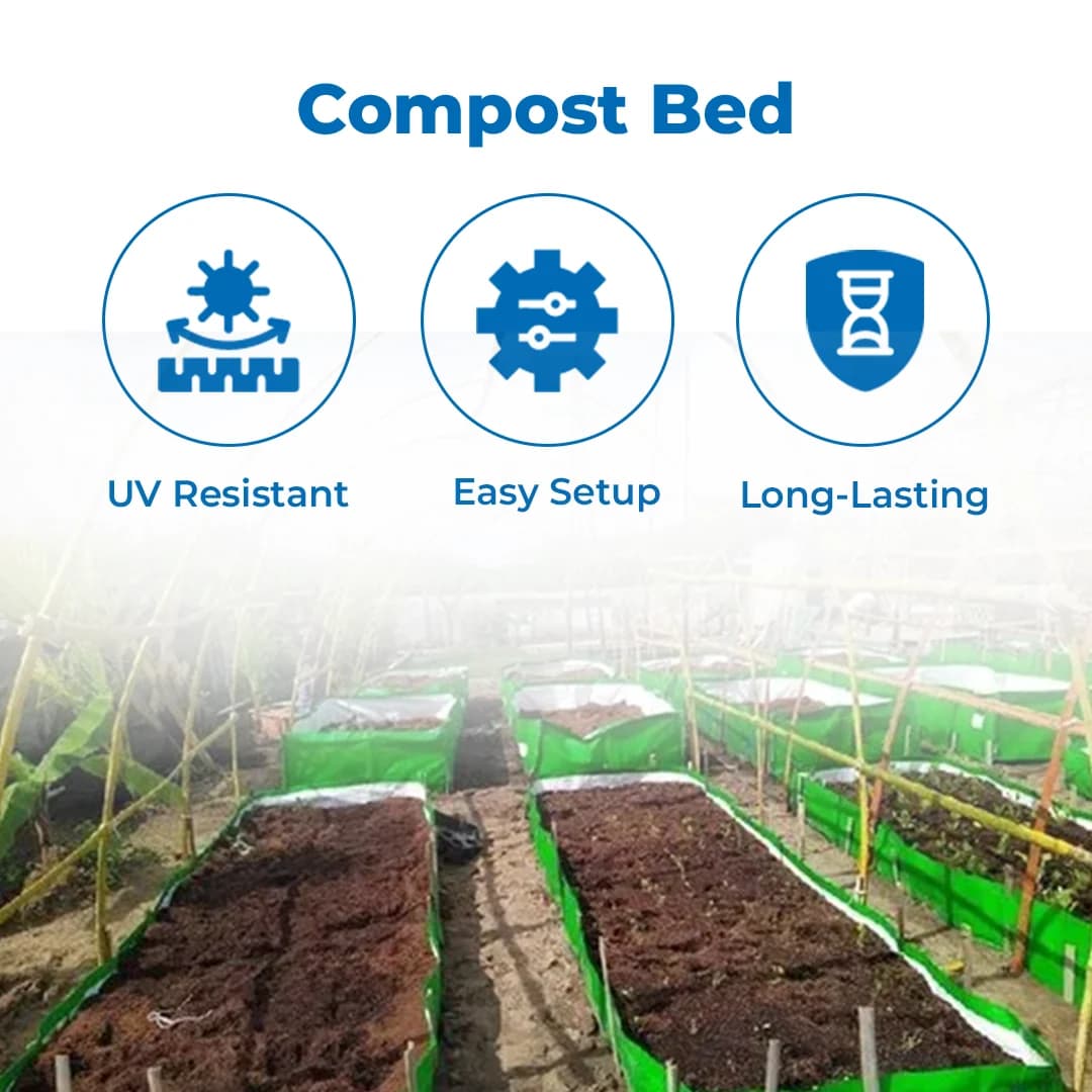 Green Raksha HDPE UV Treated ISO Vermi Compost Bed , UV Coated With Long Life, Made Up Of 5 Layers - Image 3