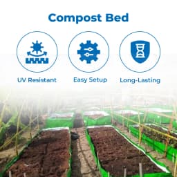 Green Raksha HDPE UV Treated ISO Vermi Compost Bed , UV Coated With Long Life, Made Up Of 5 Layers 3