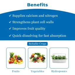 Gacil Calcium Nitrate for Fruit and Vegetable Plant Growth, Boosts Flowering and Fruit Holding Capacity 4