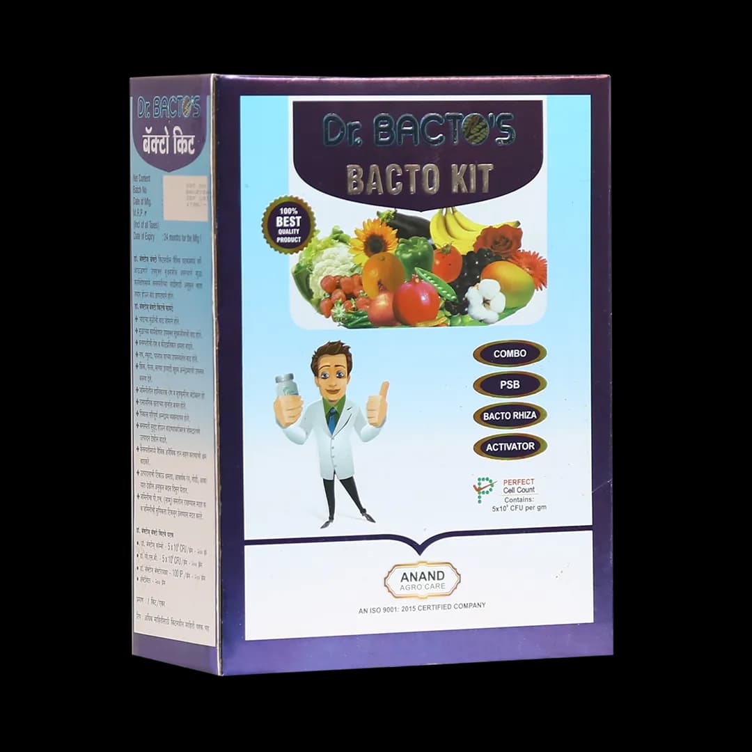 Dr. Bacto\'s Bacto Kit, Bio Fertilizer kit Contains NPK Consortia, PSB, Bactorhiza And Activator-Food Kit (Each 200 Grams) - Image 2