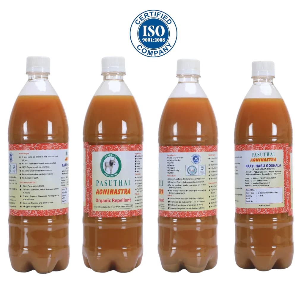 Pasuthai Agnihastra Natural Pest Repellant, Increases Plant\'s Resistance, Improves Crop Yield & Quantity - Image 2