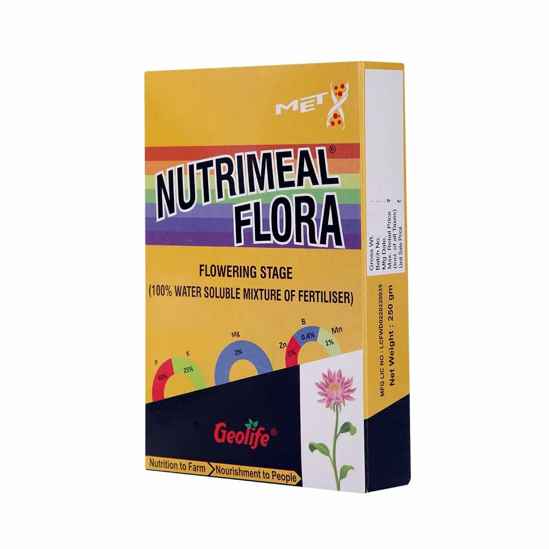 Nanomeal Flora Flowering Stage 00-40-25 + TE Nano Technology WSF + TE , Nutrients Like Mn, Mg, Zn Improves Utilization And Mobility Of Phosphorus - Image 2