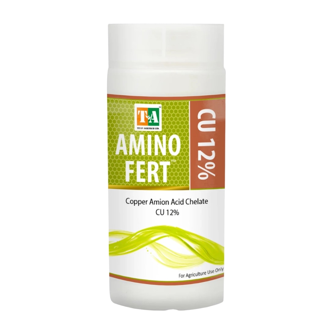 Titan Agritech AMINOFERT CU 12% Copper Amino Acid Chelate CU 12% Micronutrient, Improves Enzymatic Activity In Crop