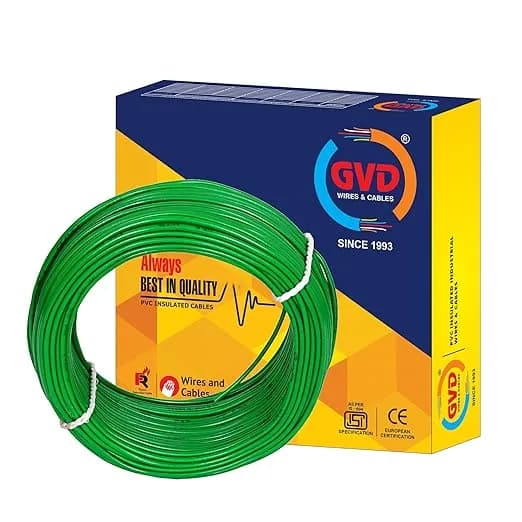 GVD Green Single Core FR PVC Flexible Insulated Copper Wire For Agriculture, Home, Domestic & Industrial Use - Image 2