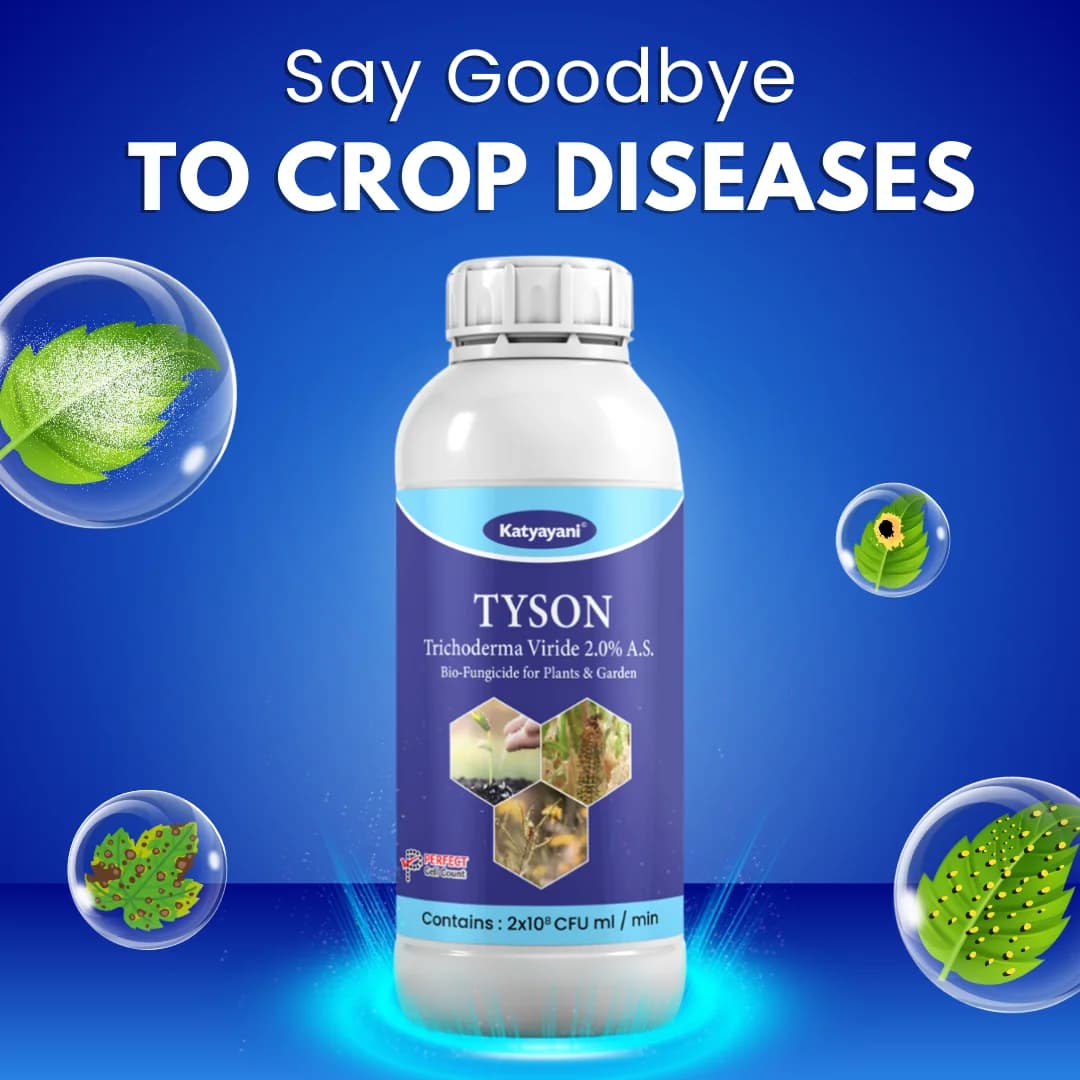 कात्यायनी ट्राईकोडर्मा विरिडे तरल जैव फफूंदनाशक, मिट्टी के स्वास्थ्य और रोग नियंत्रण के लिए - Image 2