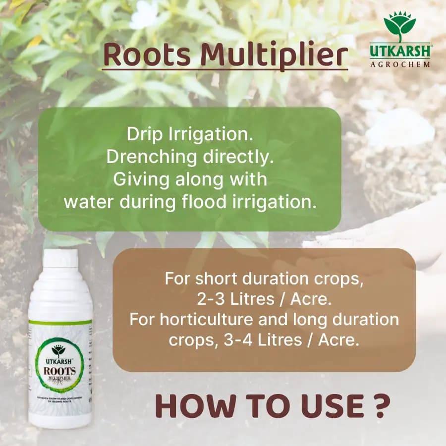 Utkarsh Roots Multiplier For Quick Growth and Development of Feeding Roots - Image 4