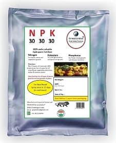 Greatindos Premium Quality NPK 30:30:30 Hydroponic Fertilizer, Best For All Micronutrient - Image 1