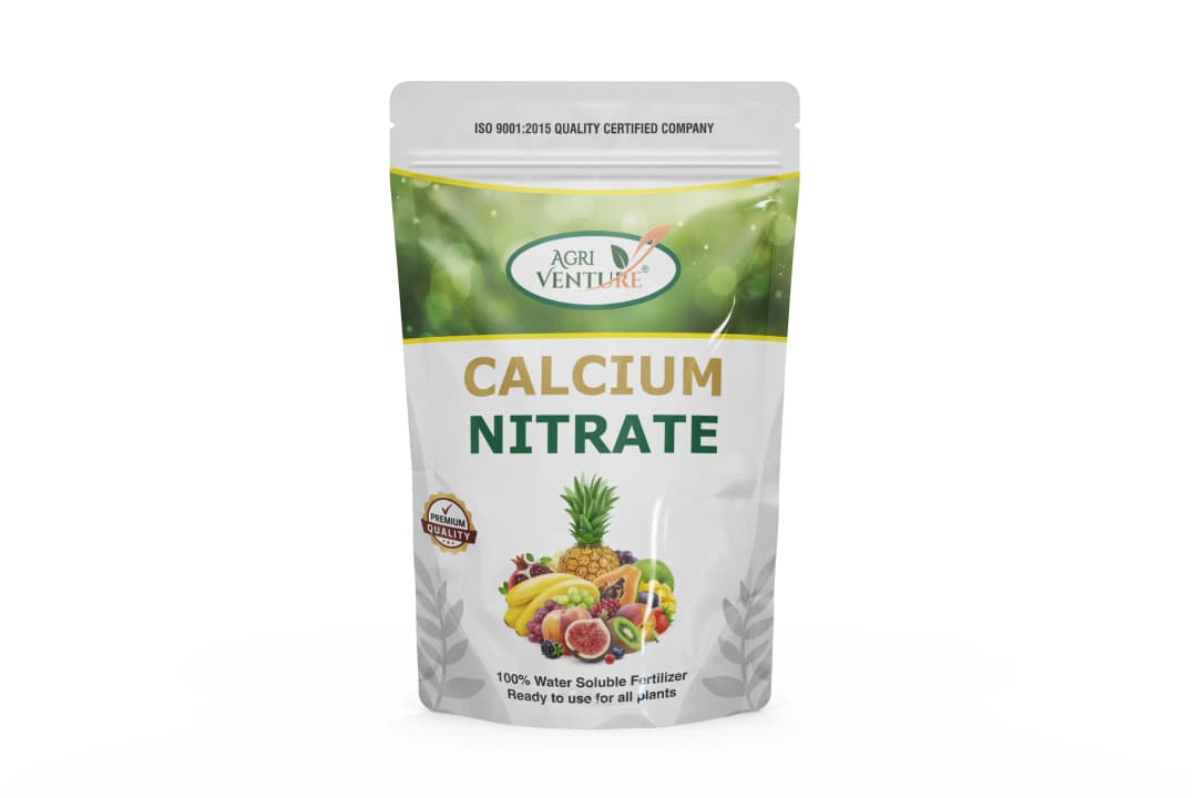 Agriventure Calcium Nitrate 18.8%, 100% Water Soluble Fertilizer, Increases Crop Quality And Yield