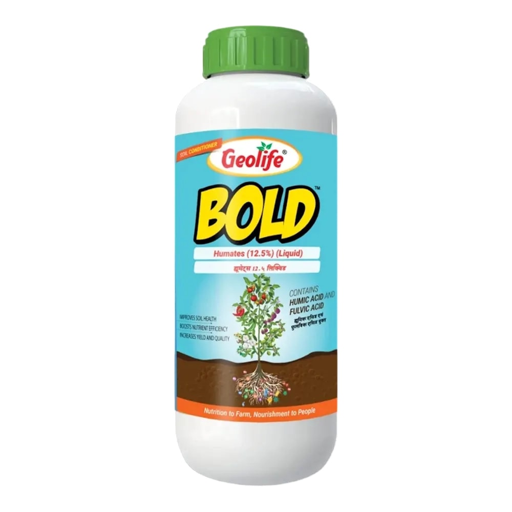 Geolife BOLD Humates 12.5% Liquid Fertilizer, Humic and Fulvic Acid Solution
