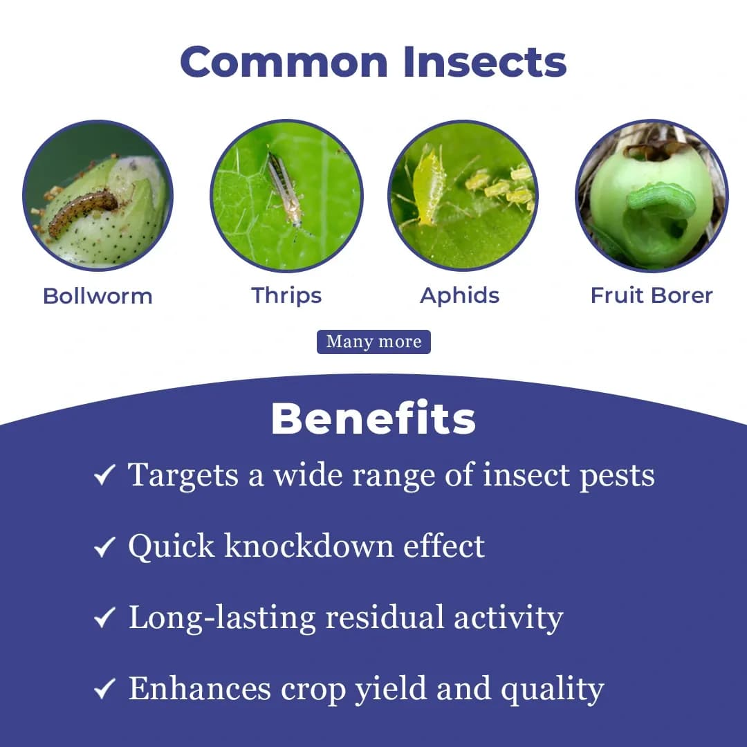 Agriventure Emabenz Silver (Emamectin Benzoate 1.9% EC) Worms And Caterpillar Control Insecticide - Image 3