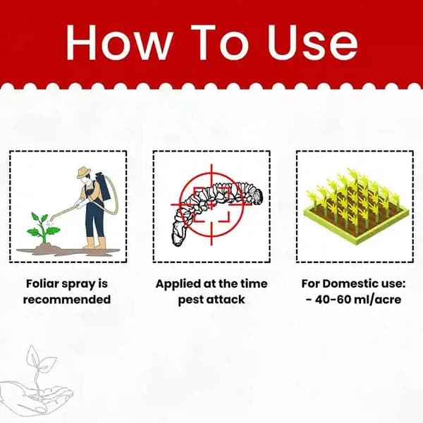 Katyayani Chakraveer Chlorantraniliprole 18.5% SC Insecticide, Advanced Effective Pest Control and Crop Protection - Image 5