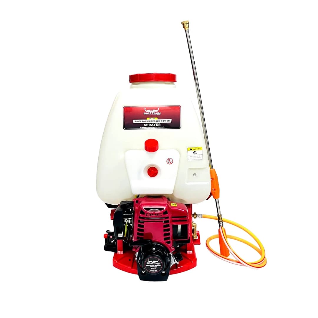 Balwaan BKS 35 Knapsack Petrol Power Sprayer 4 Stroke, Used For Spraying Liquid Solutions In Agricultural & Gardening Area, 25 Liter Tank Capacity