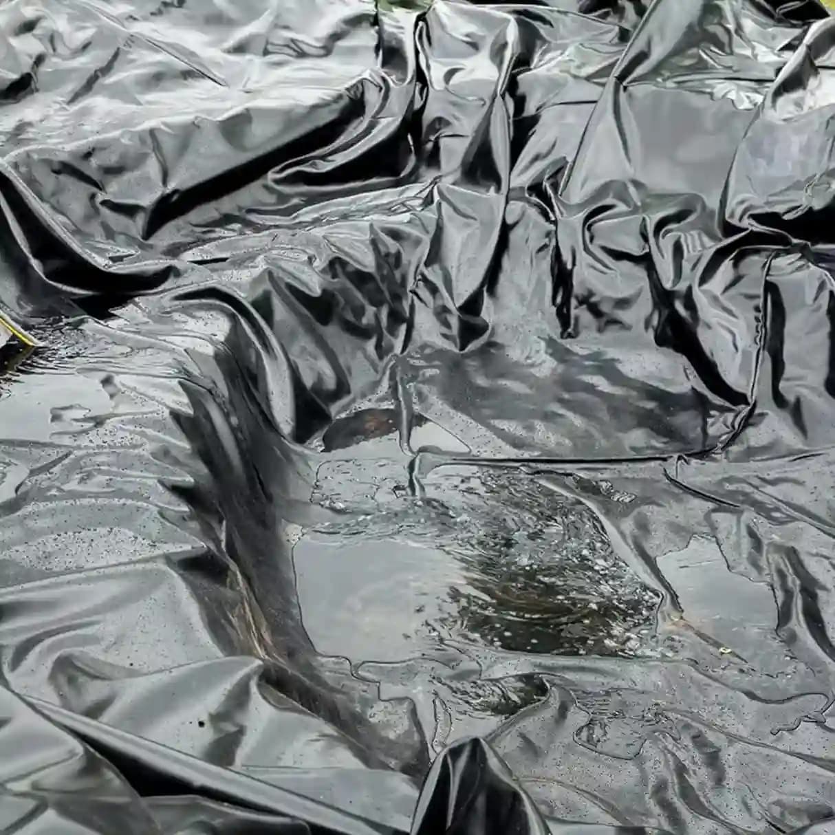 Singhal HDPE Pond Liner 250 Micron Heavy Duty Black Geomembrane For Small Garden Ponds - Image 3