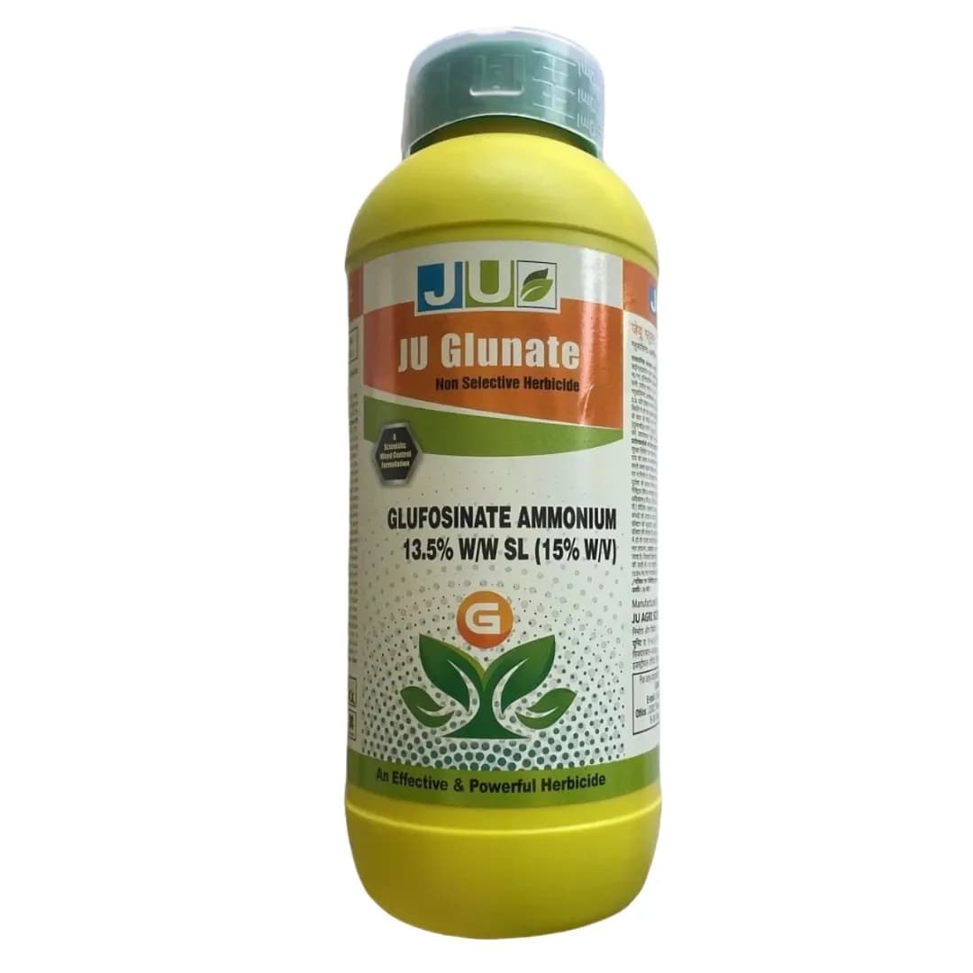 JU Glunate Glufosinate Ammonium 13.5% SL Herbicide, Effective Weed Control In Crops - Image 1