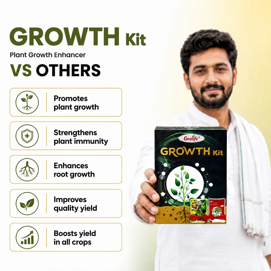 ಜಿಯೋಲೈಫ್ ಗ್ರೋತ್ ಕಿಟ್ 450GM (ವಿಗೋರ್ 250gms + ಟ್ಯಾಬ್ಸಿಲ್ 200gms), 100% ನೀರಿನಲ್ಲಿ ಕರಗುವ - Image 4