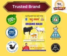 PASHU SVASTH ORGANIC HALDI, Animal Health Supplements, A Natural Shield for Animals, Increase Immunity, Fighting Cancer And More 6