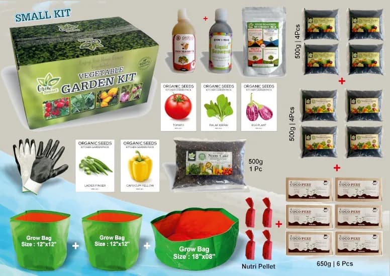 Pioneer VEGETABLE GARDENING KIT, Kitchen Garden Kit Perfect choice for Beginners with All Accessories - Image 8
