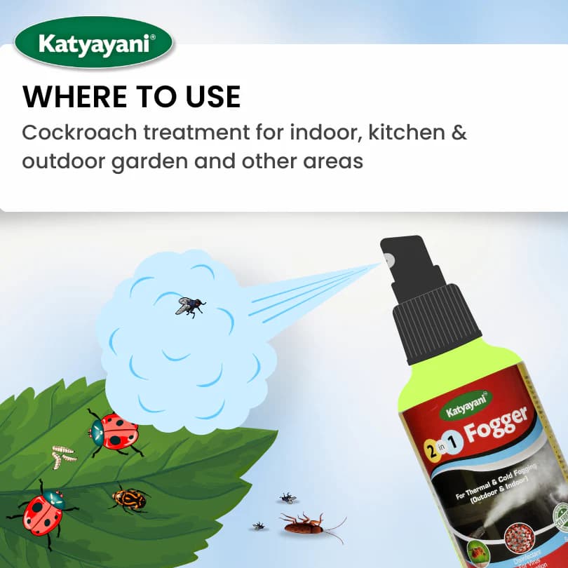 Katyayani 2 In 1 Fogger Outdoor & Indoor Fogging Effective for Mosquito & Other Flying Pest Control Best for Home Terrace Garden - Image 4