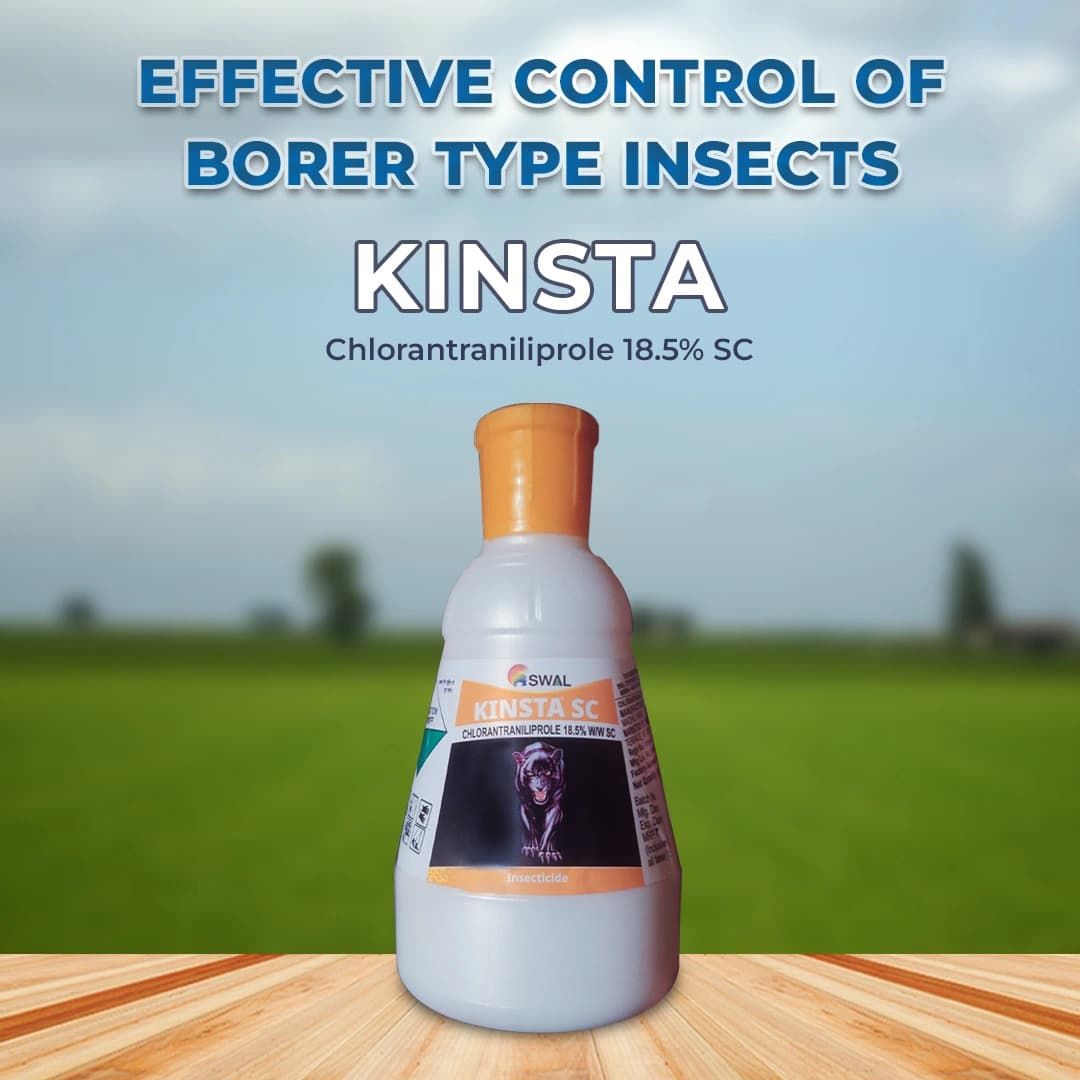 Swal Kinsta Chlorantraniliprole 18.5% SC Insecticide, Effective Pest Control on Various Crops - Image 2