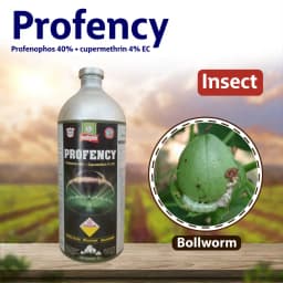 Multiplex Profency Profenofos 40% + Cypermethrin 4% EC Insecticide, Effective Pest Control In Cotton 3
