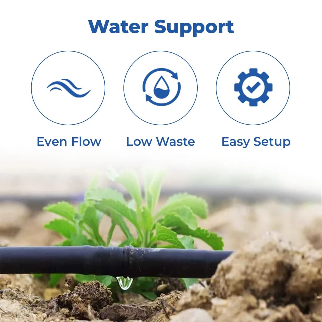 Siddhi Inline 16mm Drip Pipe, In Built Dripper, 4 Liter Water Discharge per Hour, Length-100 Meters - Image 3