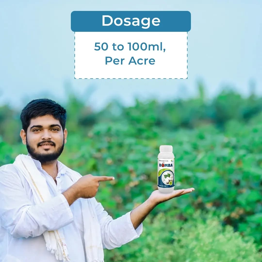 Bomba - Imidacloprid 17.8% SL Insecticide, Effective Against Jassids, Aphids, Thrips, and Leaf Hoppers - Image 5